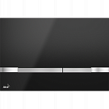 Клавиша смыва AlcaPlast FLAT COLOR STRIPE Черная