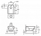 Биде подвесное Jacob Delafon Terrace EMA0002-00