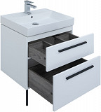 Тумба под раковину Aquanet Nova 60 белый (2 ящика) 00242279