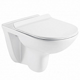Унитаз подвесной Azario Pavia 530*355*360 безободковый с ультратонким сидением микролифт (AZ-2142)