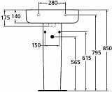 Пьедестал для раковины Ideal Standard Connect E797301