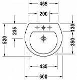 Раковина Duravit Darling New 2621600000 60 см