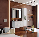 Шкаф - колонна Roca Lago белый глянец 857297806