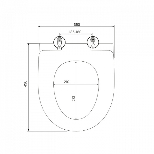 Сиденье для унитаза, дюропласт, Soft Close, Easy Fix,  IDDIS, 003DPSEi31