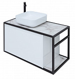 Тумба под раковину Aquanet Nova Lite Loft 90 L белый 00261652