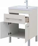 Тумба под раковину Aquanet Верона 60 крем (1 ящик, 2 дверцы) 00304535