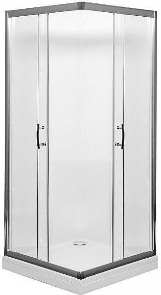 Душевой уголок Aquanet Alfa Cube NAA1142 100x100, прозрачное стекло NAA1142