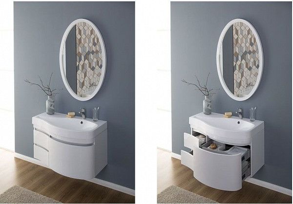 Зеркало Aquanet Сопрано 70 белый 00169607