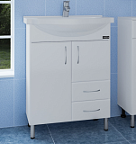 Тумба под раковину Элеганс 65, 2 ящика Санта 201103