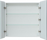 Зеркало-шкаф Aquanet Оптима 80 с LED подсветкой 00311862