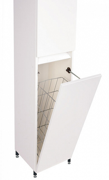Шкаф-пенал напольный Style line Даллас 30х175, Люкс белая, PLUS