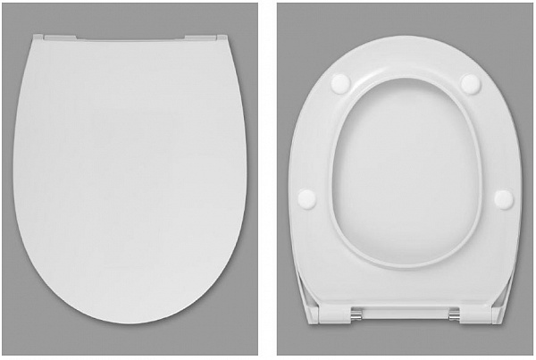 Крышка для чаши Roca Victoria Nord Soft Close ZRU9302919 с микролифтом, петли хром