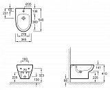 Биде подвесное Jacob Delafon Odeon Up E4765-00