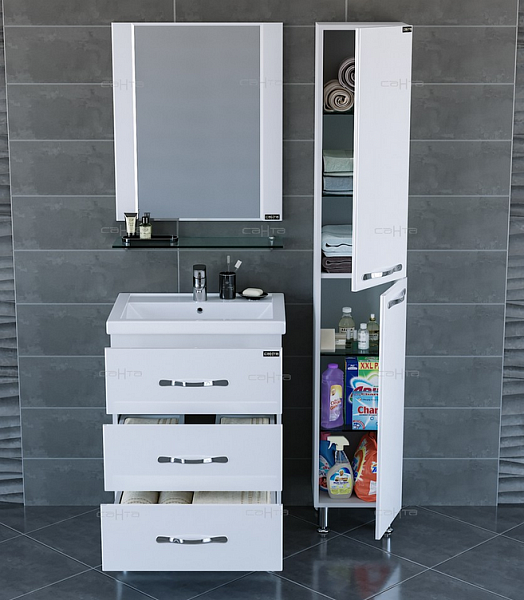 Тумба под раковину Виктория 60 напольная Санта 700122N