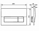 Комплект Roca Gap 893104100 унитаз + инсталляция + клавиша + сиденье