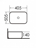 Раковина накладная Grossman GR-3020
