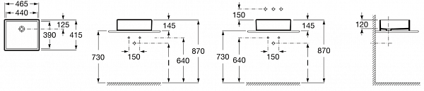 Раковина Roca Sofia 46х41 327720000