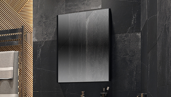 Зеркало-шкаф Velvex Klaufs 60 черное zsKLA.60-217