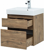 Тумба под раковину Aquanet Nova Lite 60 дуб рустикальный (2 ящика) 00249512