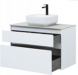 Тумба под раковину Aquanet Nova Lite 90 белый (2 ящика) 00242268