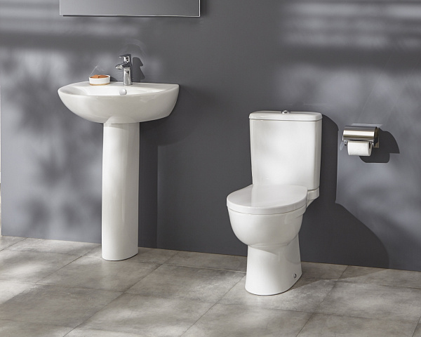 Унитаз-компакт (чаша) напольный безободковый Jacob Delafon Patio UJV102-00