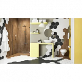 SET Aquatek ЕВРОПА+Geberit (458.123.21.1+AQ1901-00). Комплект  5в1(инсталляция+кнопка+крепеж+унитаз+крышка)