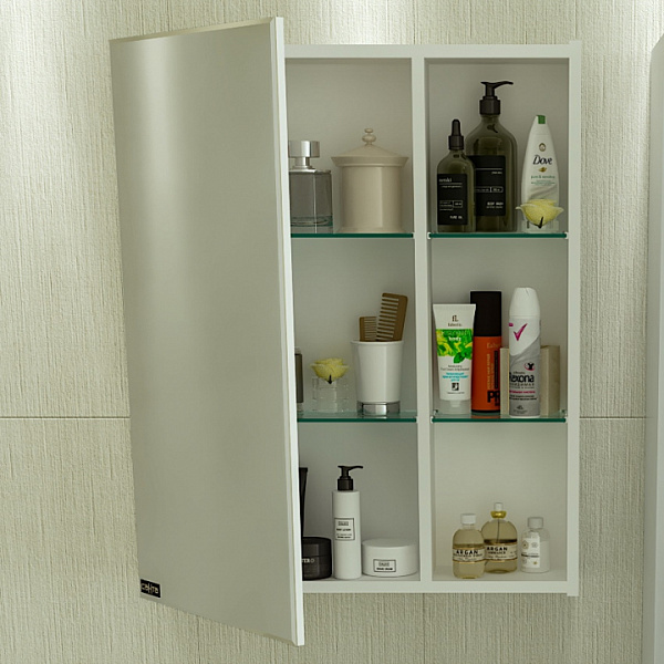 Зеркальный шкаф Дублин 65 универсальный Санта 123004