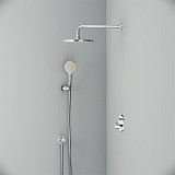 FP85A1RH20 X-Joy TouchReel, набор: нажимной см-ль д/в/душа, верхний душ 220 мм, держатель д/верхн.ду