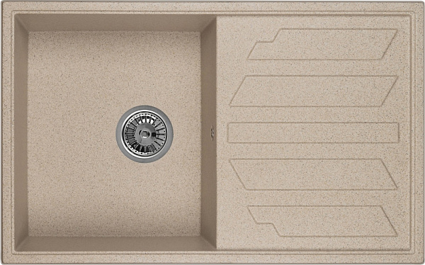 Мойка кухонная Granula прямоугольная кварц 8002, КЛАССИК
