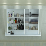 Зеркальный шкаф Вегас 120 Санта 700184