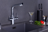 Смеситель для кухни с подключением питьевой воды Bravat Palace F729261CP-RUS