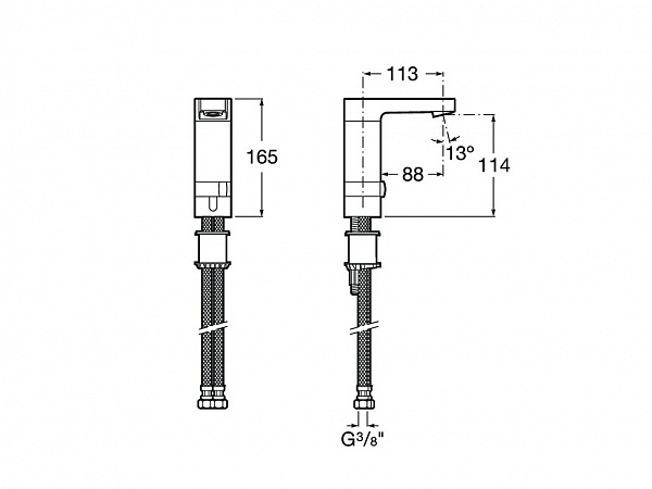 Смеситель Roca L90 для раковины 5A5501C00