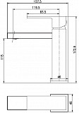 Смеситель для раковины Aquanet Blanco AF420-10W AF420-10W