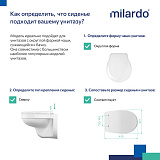 Сиденье для унитаза, полипропилен, 010, Milardo, 010PP00M31