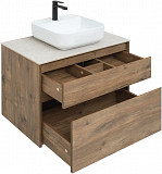 Тумба под раковину Aquanet Nova Lite 75 дуб рустикальный (2 ящика) 00249515