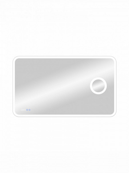 Зеркало Континент "Bliss Led" 1200х800 с увеличительным зеркалом, часами