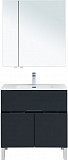 Мебель для ванной Aquanet Алвита New 80 1 ящик, 2 дверцы, антрацит 00274215
