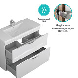 Тумба Sjel stor 100, белый лак