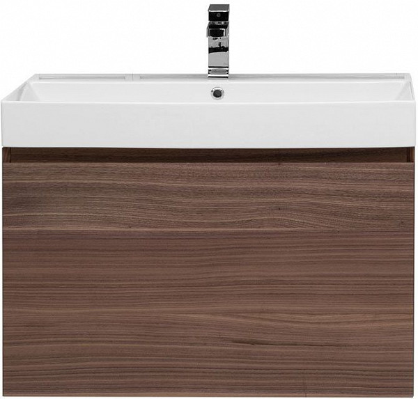 Тумба с раковиной Aquanet Нью-Йорк 85 орех 00213936
