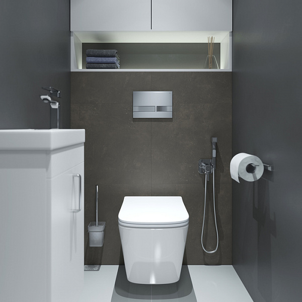 Клавиша смыва, универсальная, хром, Unifix, 006, IDDIS, UNI06CHi77