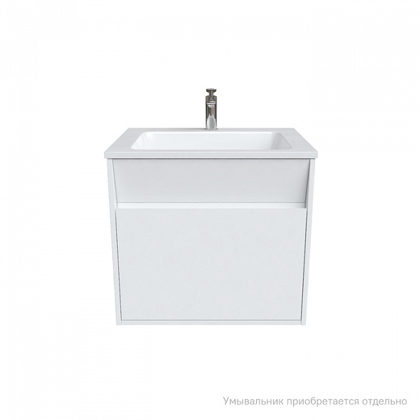 Тумба подвесная с ящиком, белая, 60 см, Esper, IDDIS, ESP60W0i95. Подходит ум. 4506000i28