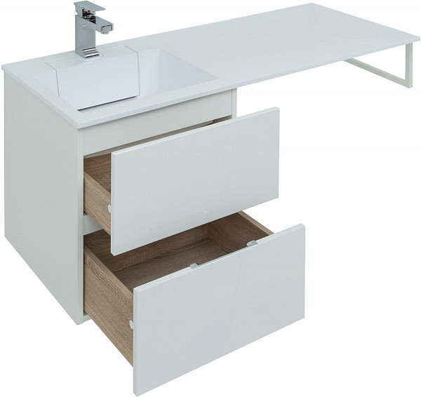 Тумба под раковину Aquanet Алвита 48 белый 00243660