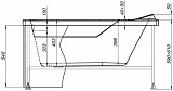 Фронтальная панель для ванны Aquanet West/Largo 120 00243800