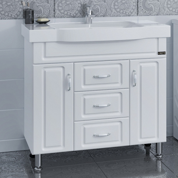 Тумба под раковину напольная Монарх 90 Санта 700207