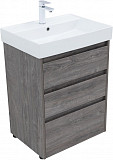Тумба под раковину Aquanet Nova Lite 60 дуб рошелье (3 ящика) 00302470
