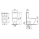 Бачок для унитаза Laufen Palace 8.2870.3.000.291.1