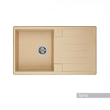 Мойка для кухни Aquaton Верона прямоугольная с крылом латте 1A710032VR260