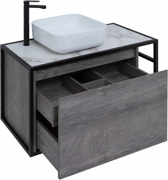Тумба под раковину Aquanet Nova Lite Loft 90 L дуб рошелье 00261656