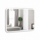 Зеркало AZARIO Стив 1200х800 часы+сенсор выкл + подогрев+ радио, bluetooth+ термометр, выключатель-сенсор