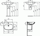 Раковина Ideal Standard Tesi 60 см T352201